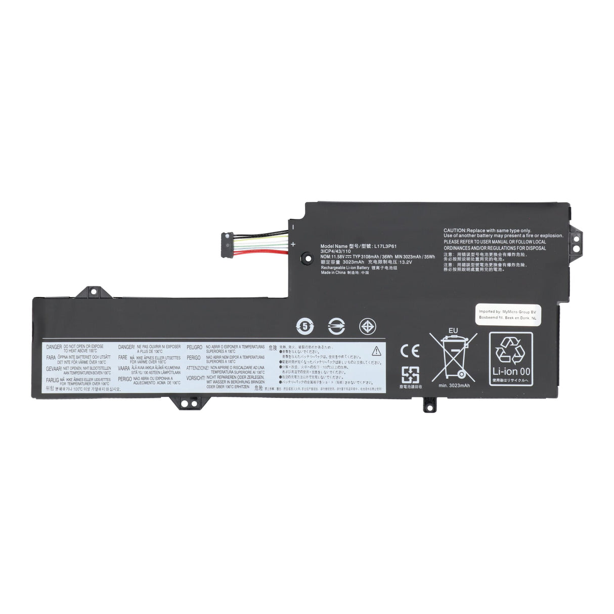 Lenovo laptop akkumulátor 3108 mAh