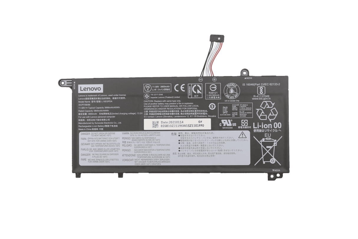 Lenovo laptop battery 3890mah