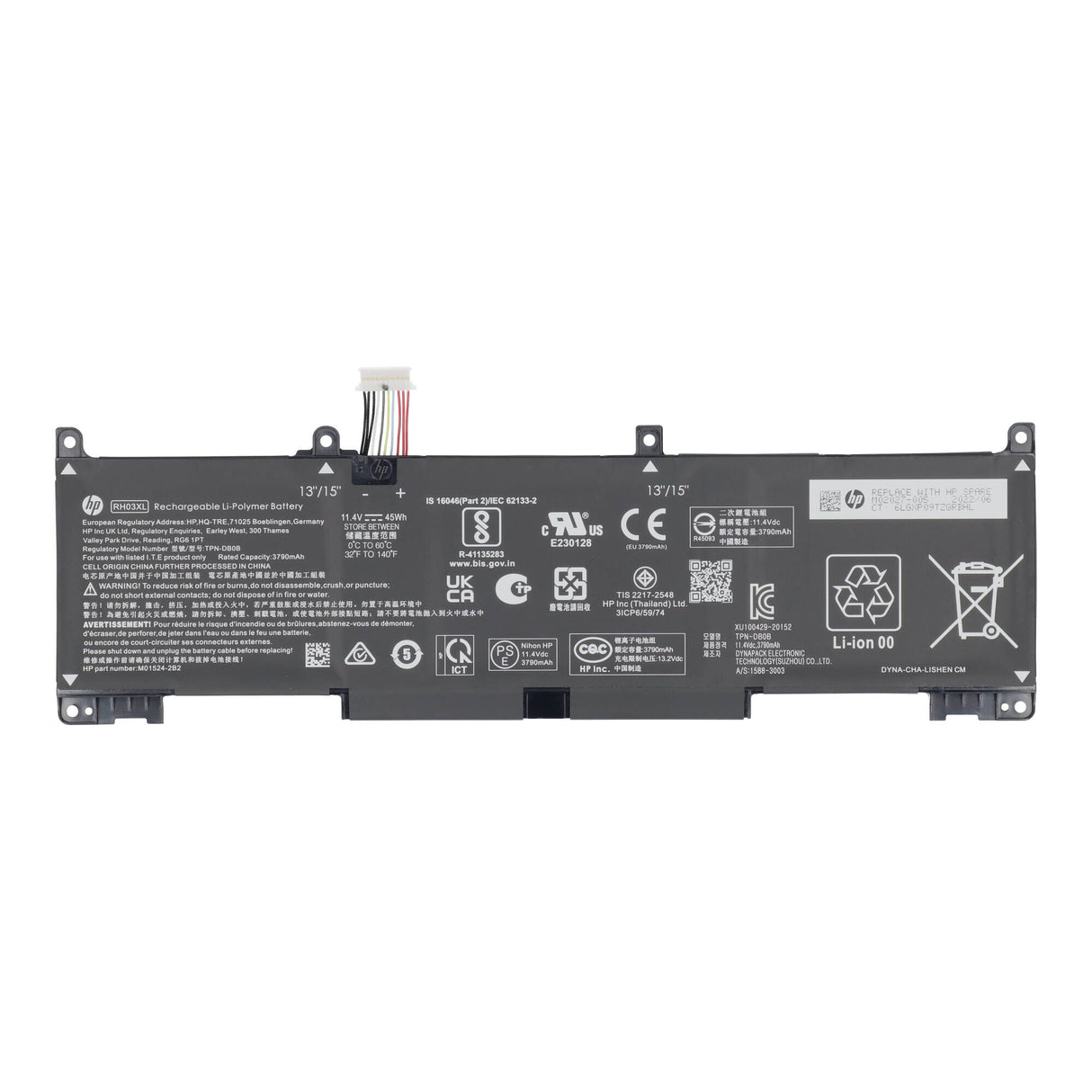 HP bærbar batteri 3950 mAh