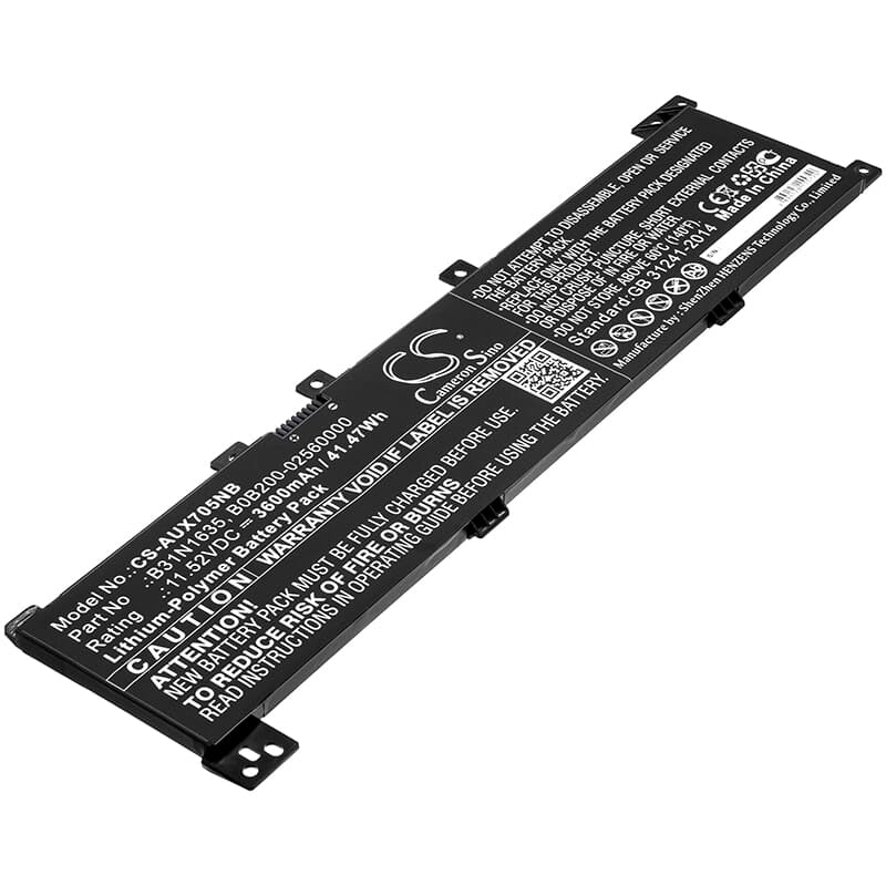 Replacement parts laptop battery 3600mah