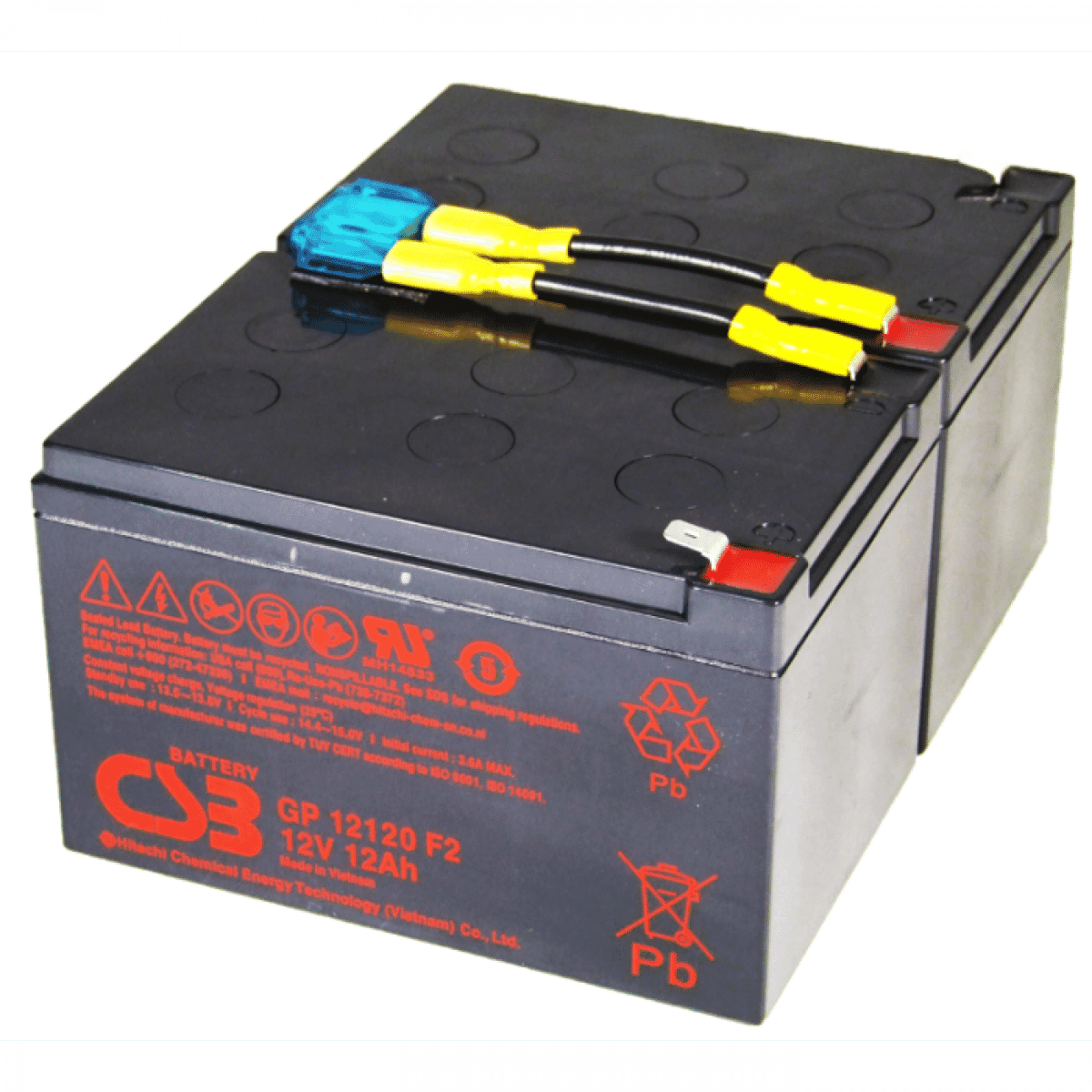 CSB -Batterie CSB UPS Batterieersatz RBC6 (einschließlich Kabel)