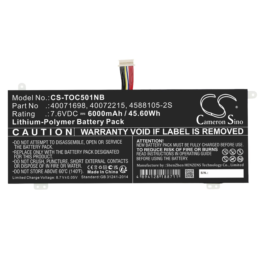Ersatz Deeler Laptop Batterie 6000MAh