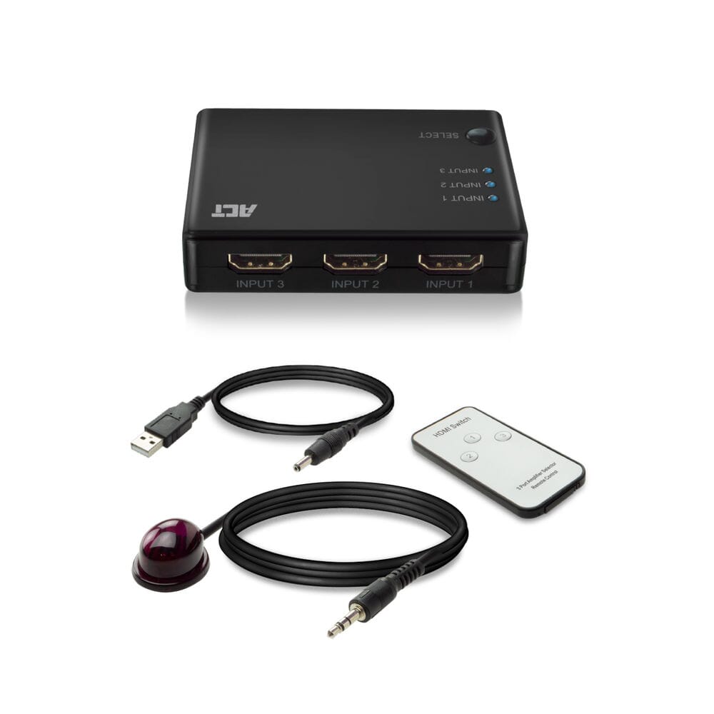 ACT 4K HDMI Switch 3x1