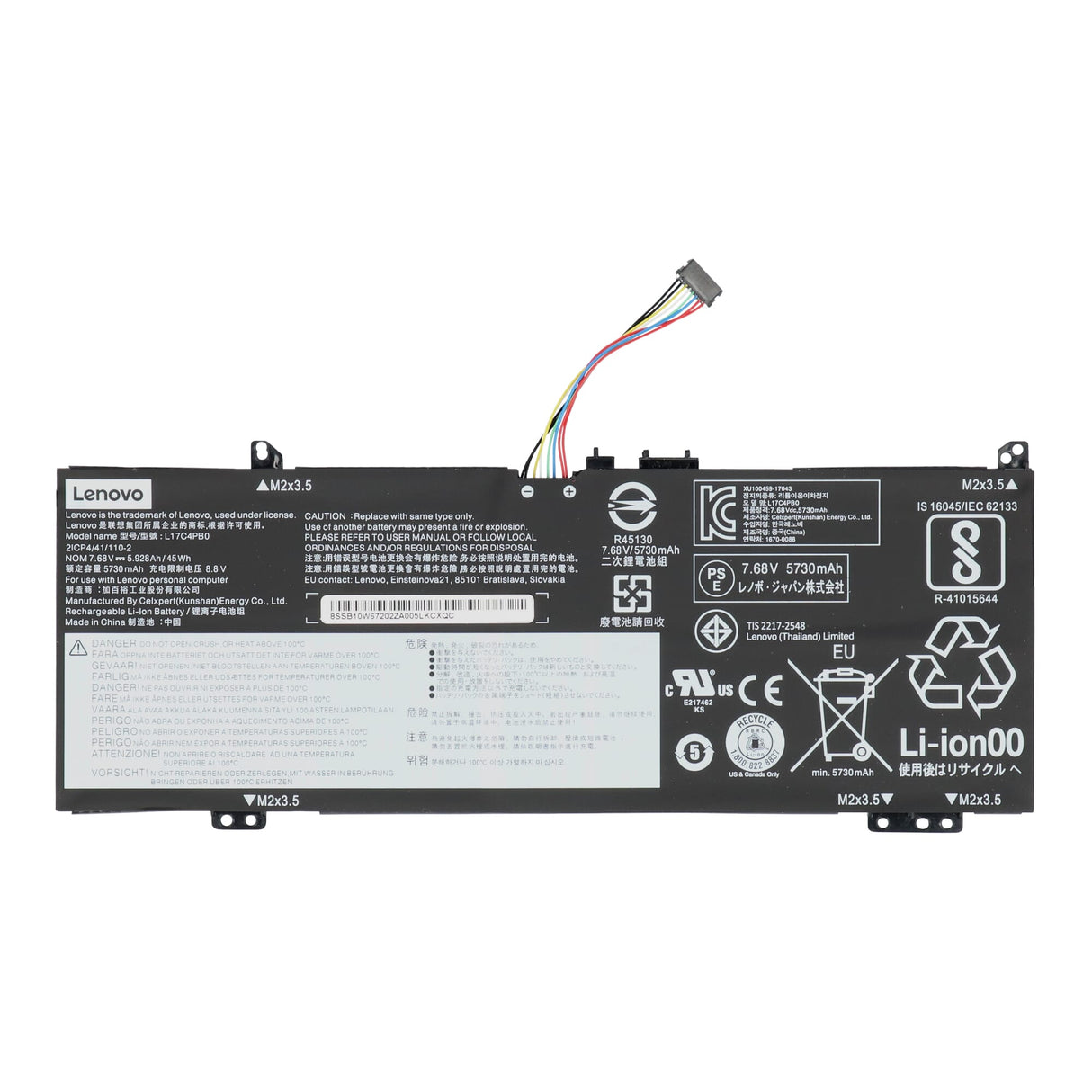 Lenovo laptop batteri 5730mah