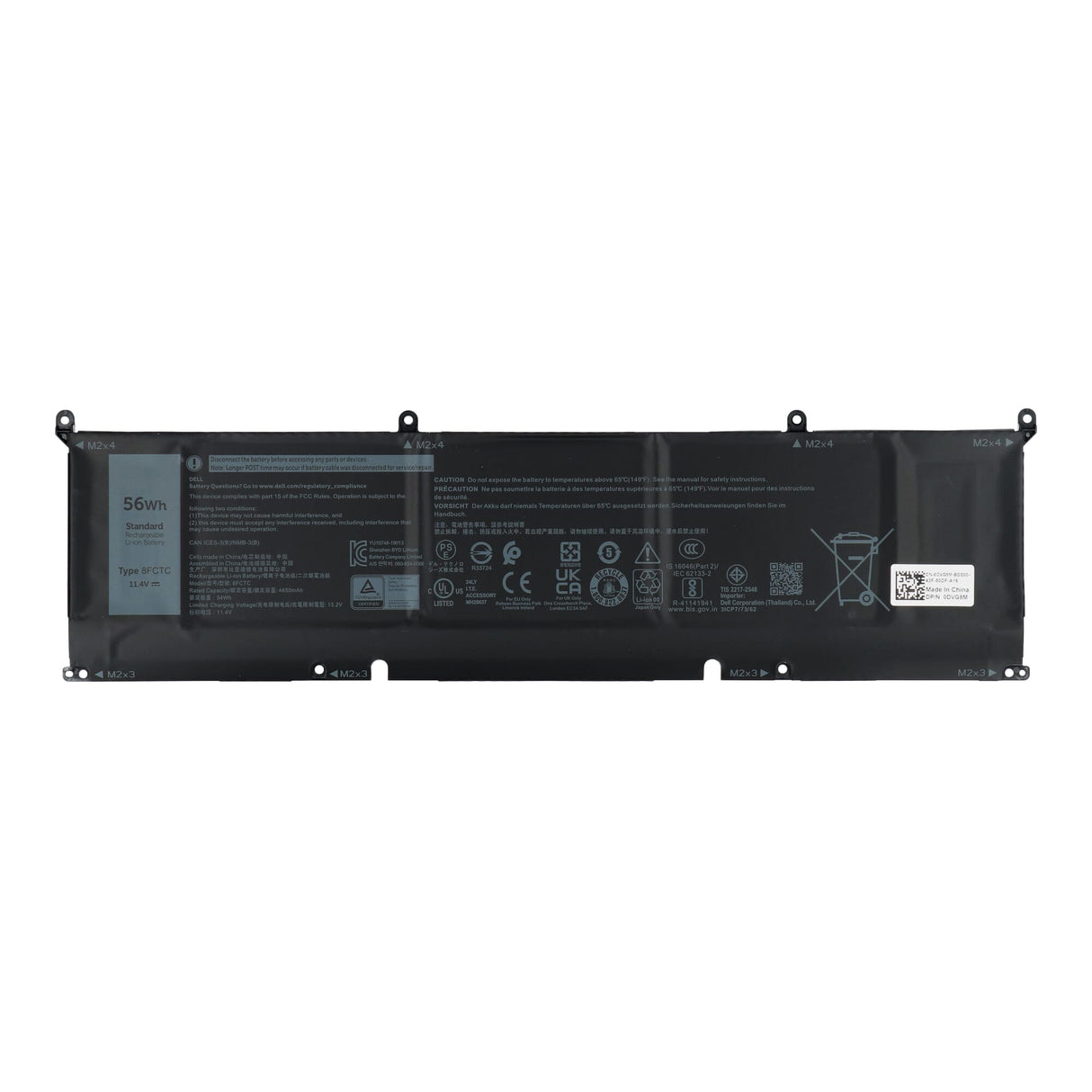 Dell laptop batteri 4900mah