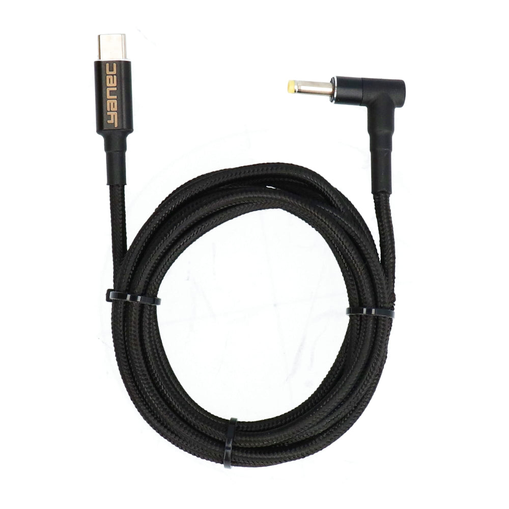 Yanec USB-C bis 4,0 x 1,7 mm Ladekabel 1,8 m