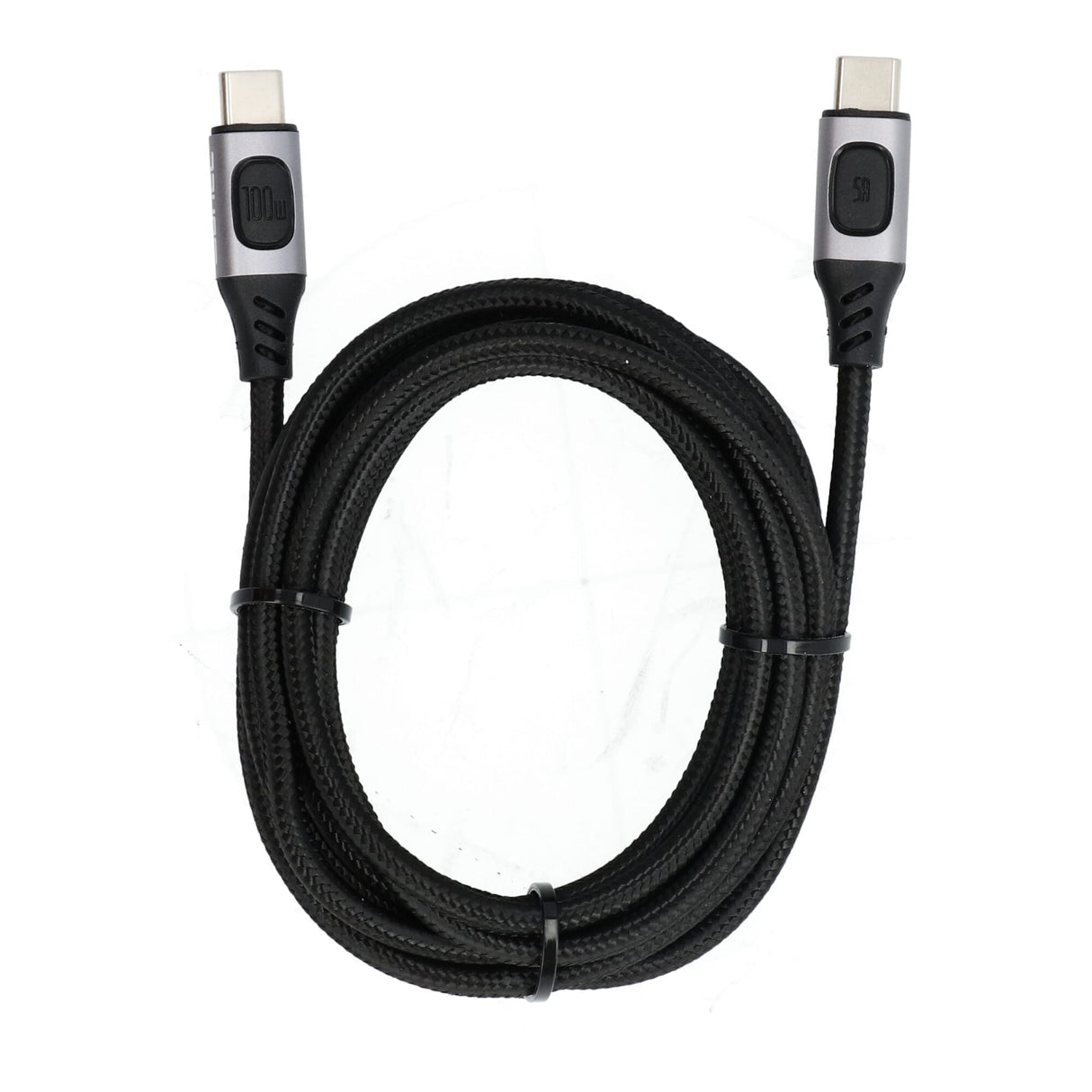 Yanec USB-C a USB-C Cable y cable de datos 2M Nylon (100W)