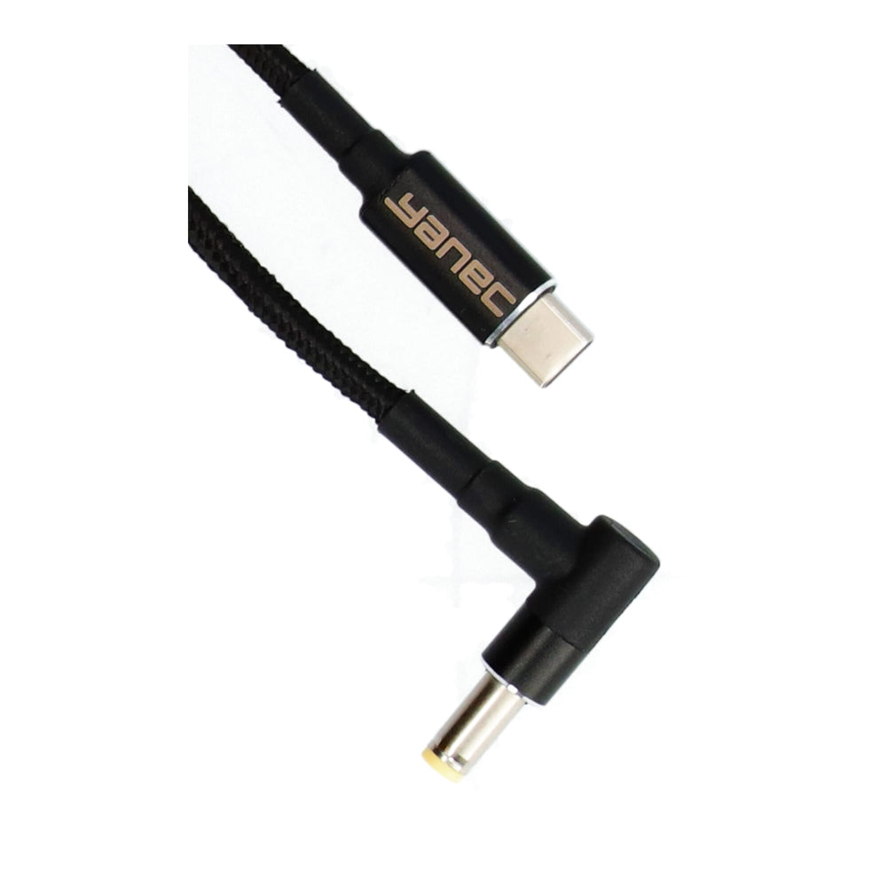 Yanec USB-C bis 5,5 x 2,5 mm Ladekabel 1,8 m
