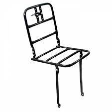 Portador da frente de 26 polegadas de alumínio preto