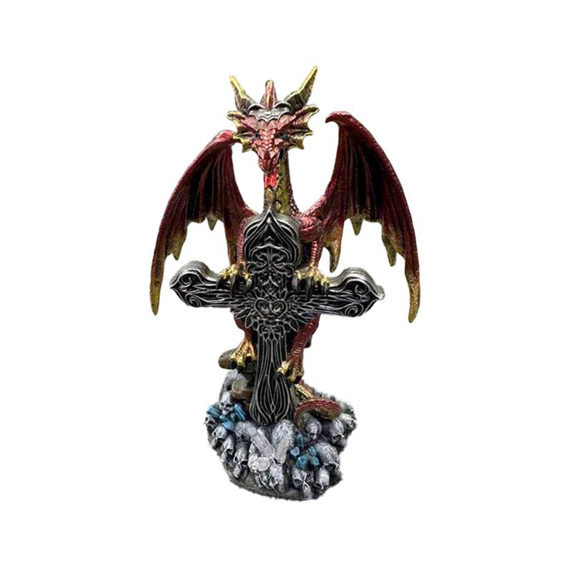 Dark legends crystal cross draak