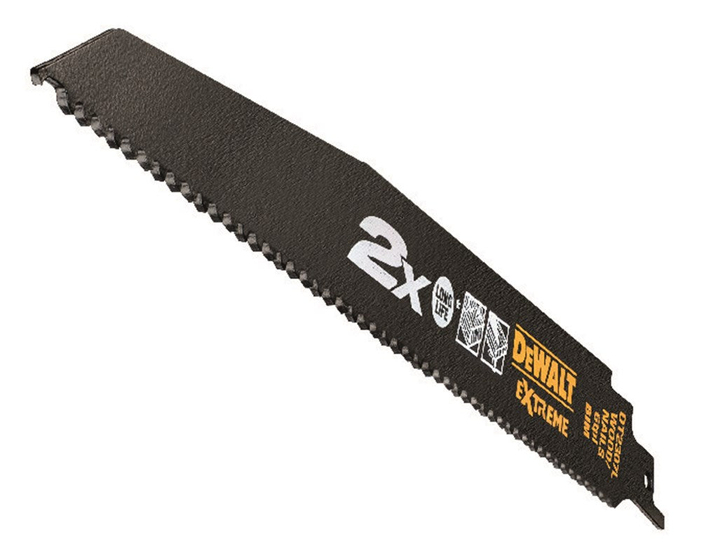Dewalt accessoires reciprozaagblad 2x bim 228x4,2mm extra dik, hout - dt2307l-qz