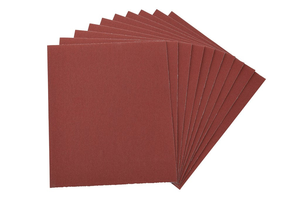 Dewalt accessoires schuurpapier voor metaal, 230x280mm, schuurlinnen, k320 - dt3285-qz - 10 stuks - dt3285-qz