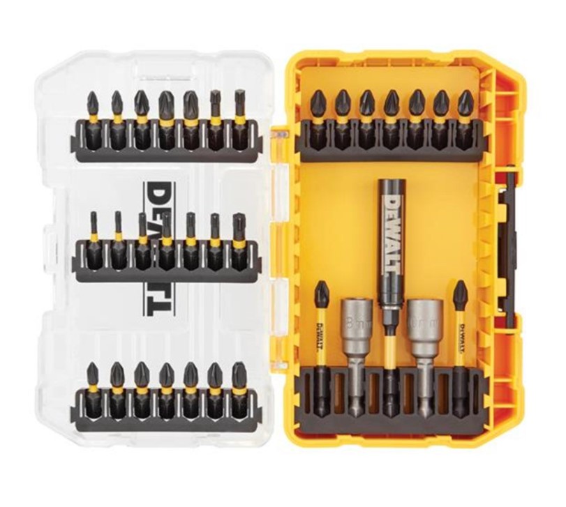 Dewalt accessoires 33-delige flextorq schroefbitset | in tough case - dt70742t-qz