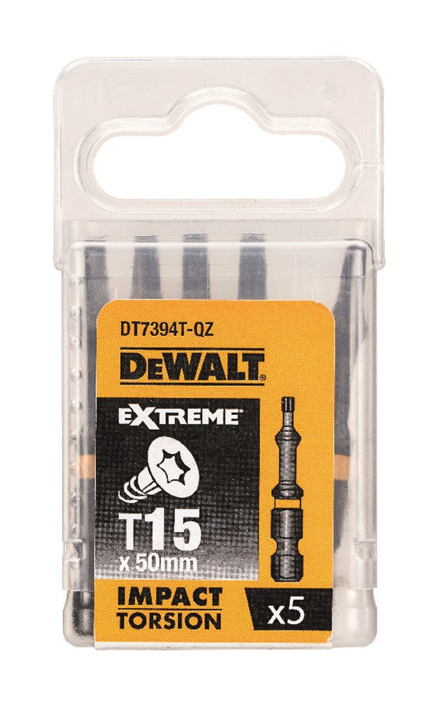 Imp dewalt accessoires act torsion 50mm torx t15 - dt7394t-qz