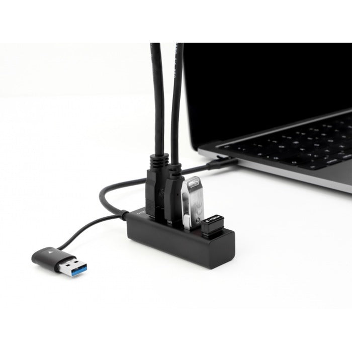 Deck 4-Féiwer USB 3.2 Gen 1 Hub mat USB Typ-C oder USB t