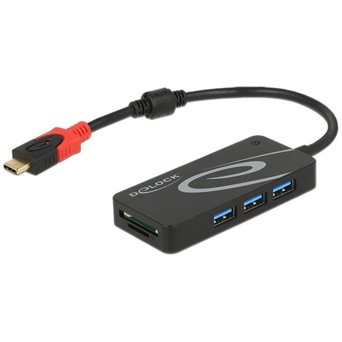 Delock externo USB 3.1 Gen 1 Hub USB Tipo-C> 3x Tipo USB