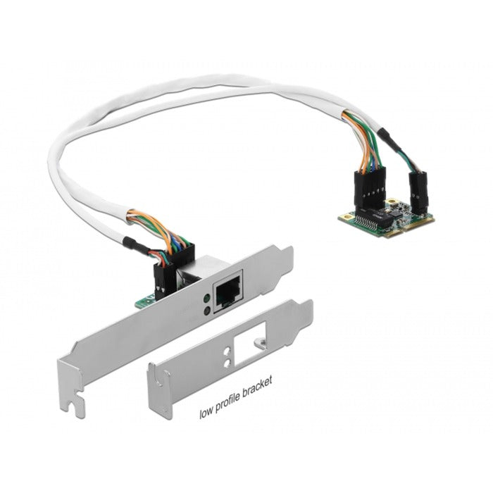 DeLOCK Mini PCle IO PCle half size 1x Gigabit Lan
