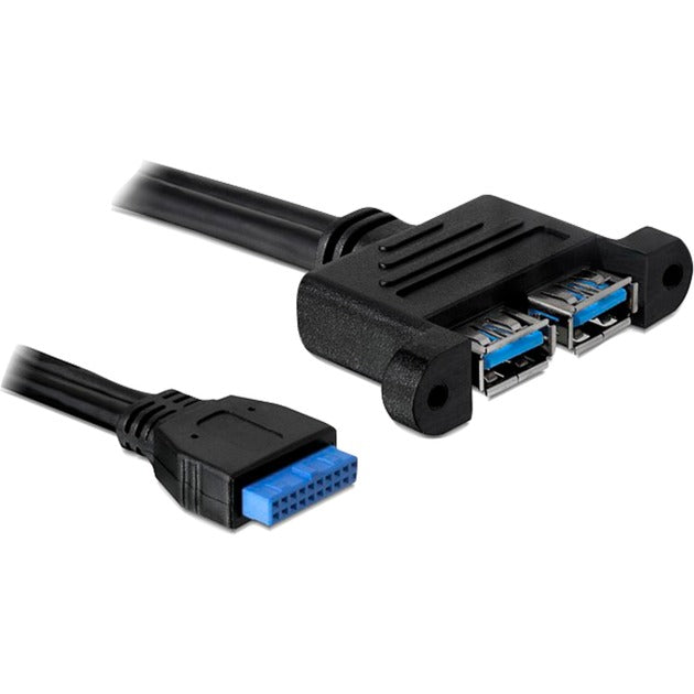 En-tête Dellock USB 3.0 PIN FEMME> 2X USB-A 3.0 FEMME PA