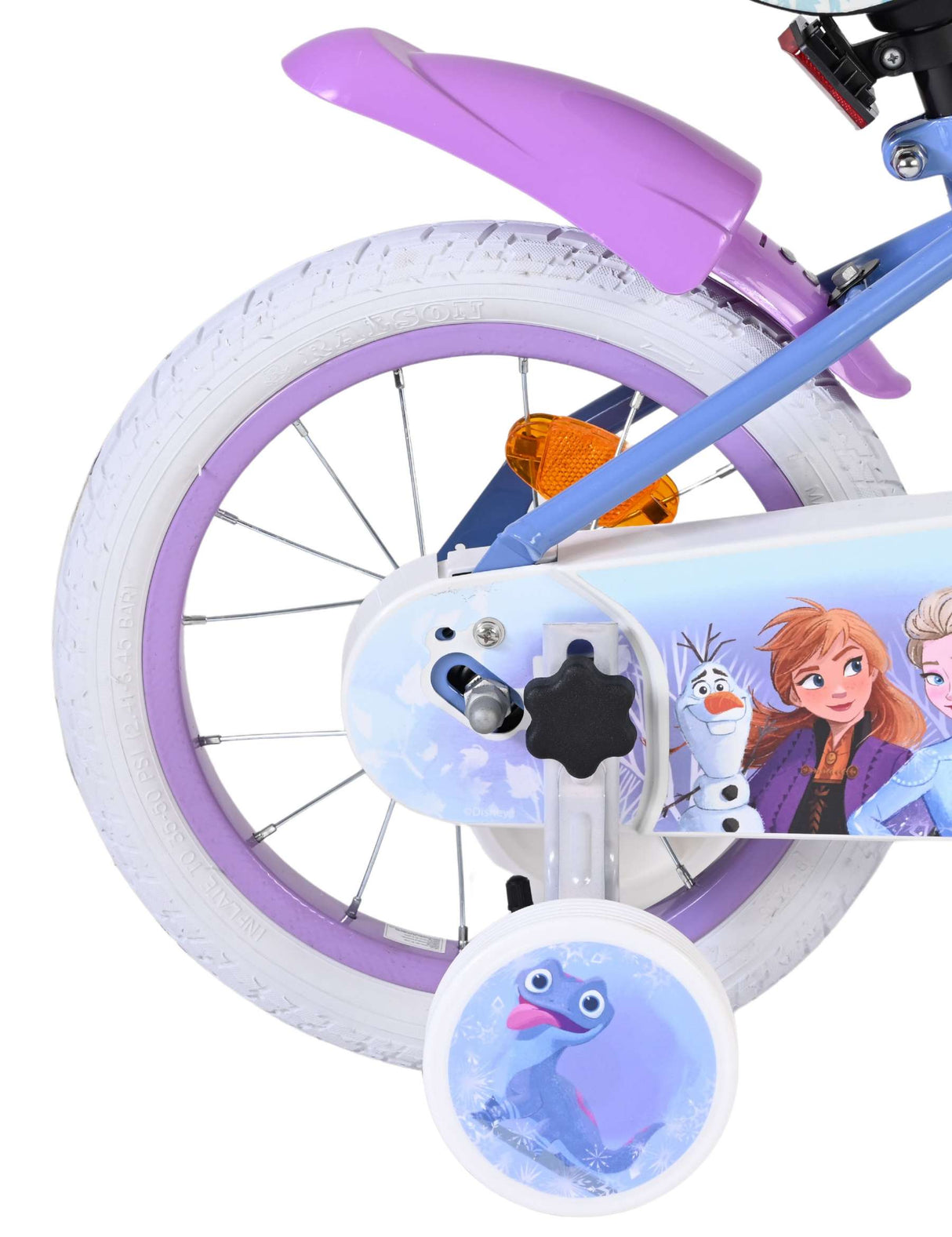 Disney Frozen 2 children's bicycle - girls - 14 inch - blue purple