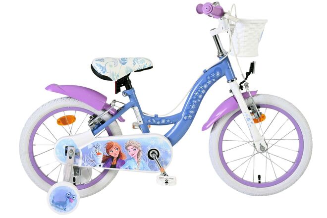 Volare Disney Frozen 2 children's bicycle - girls - 16 inch - blue-purple - two hand brakes