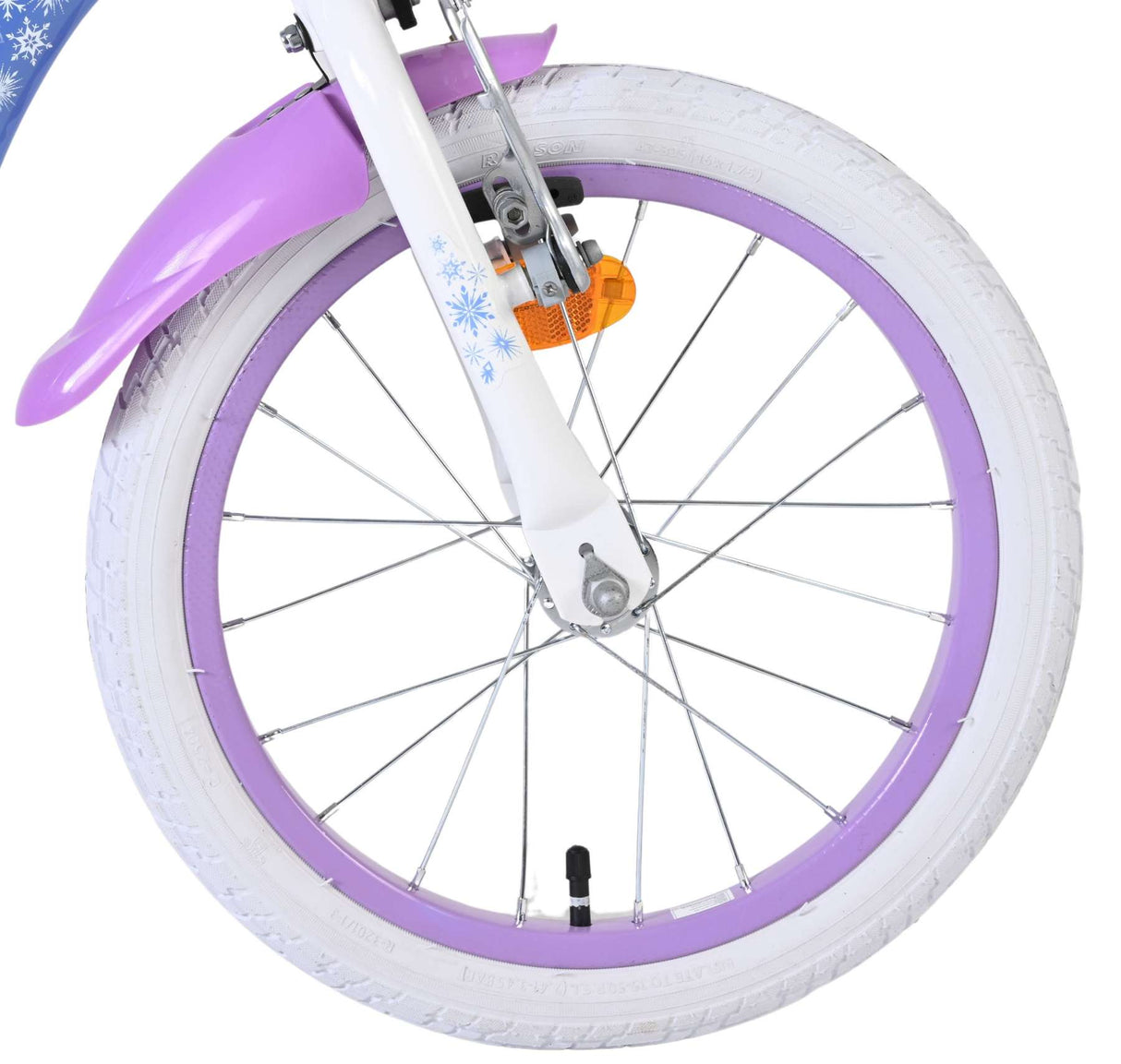 Volare Disney Frozen 2 children's bicycle - girls - 16 inch - blue-purple - two hand brakes
