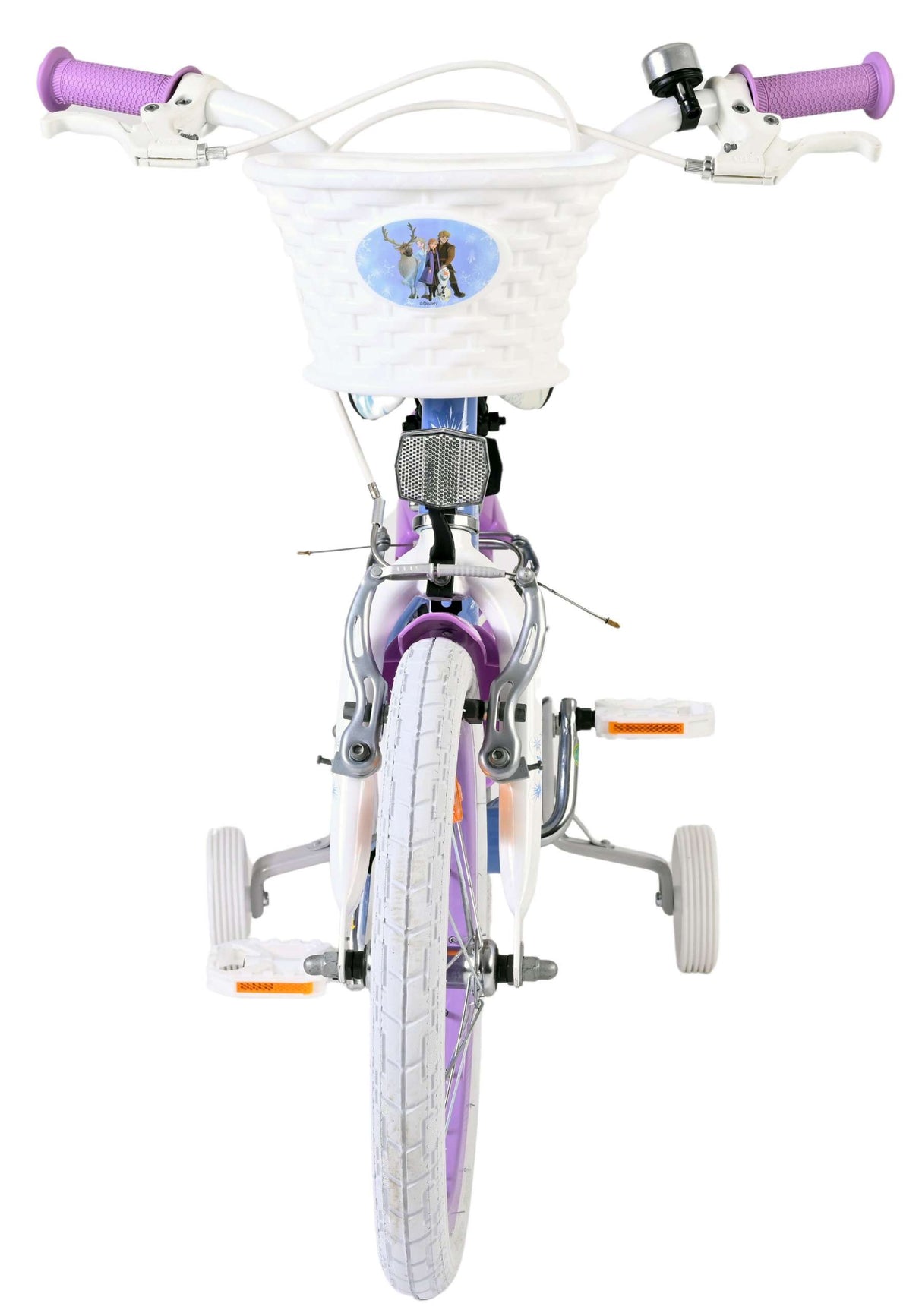 Volare Disney Frozen 2 children's bicycle - girls - 16 inch - blue-purple - two hand brakes