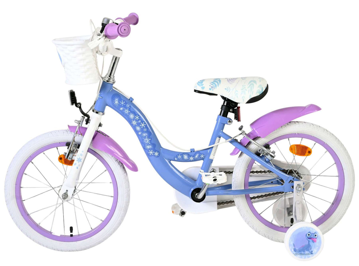 Volare Disney Frozen 2 children's bicycle - girls - 16 inch - blue-purple - two hand brakes
