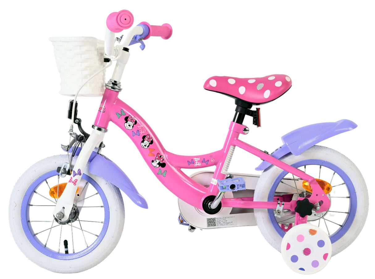 Disney minnie cutest ever! kinderfiets - meisjes - 12 inch - roze