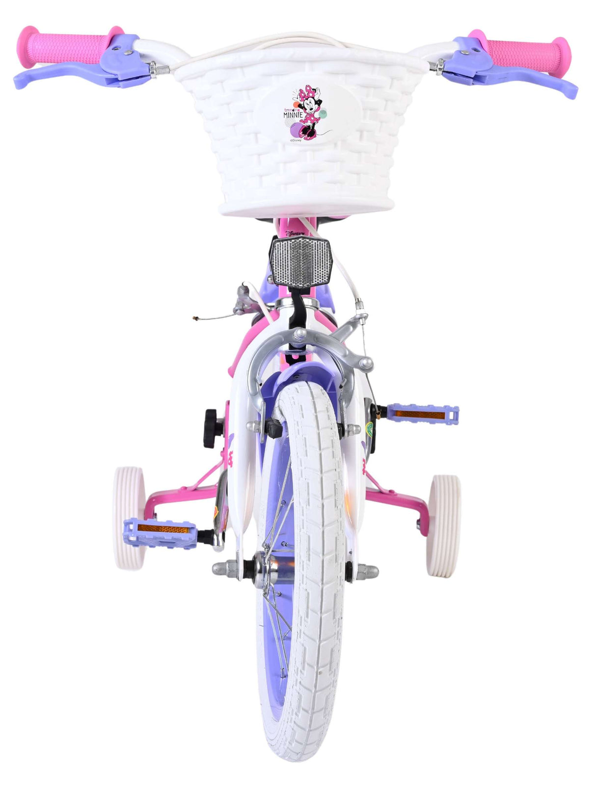 Disney Minnie Mouse children's bicycle - girls - 14 inch - pink - two hand brakes