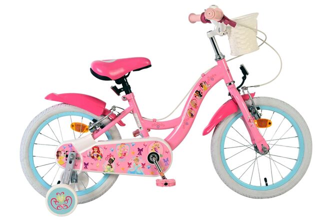 Disney princess children's bicycle - girls - 16 inch - pink - two hand brakes