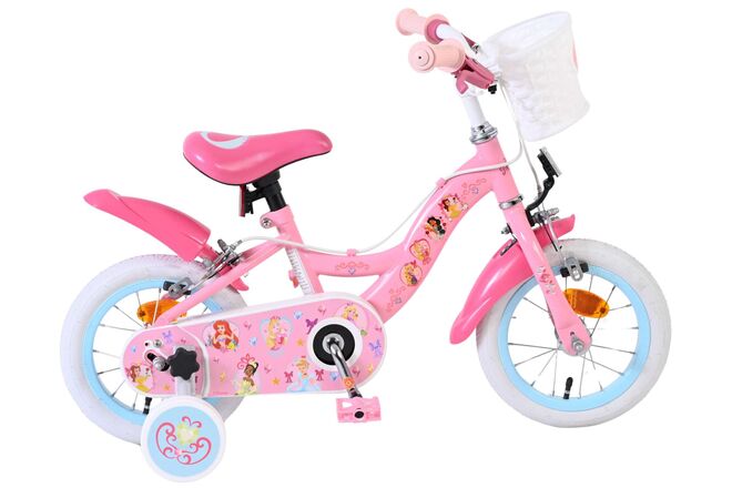 Disney princess children's bicycle - girls - 12 inch - pink - two hand brakes