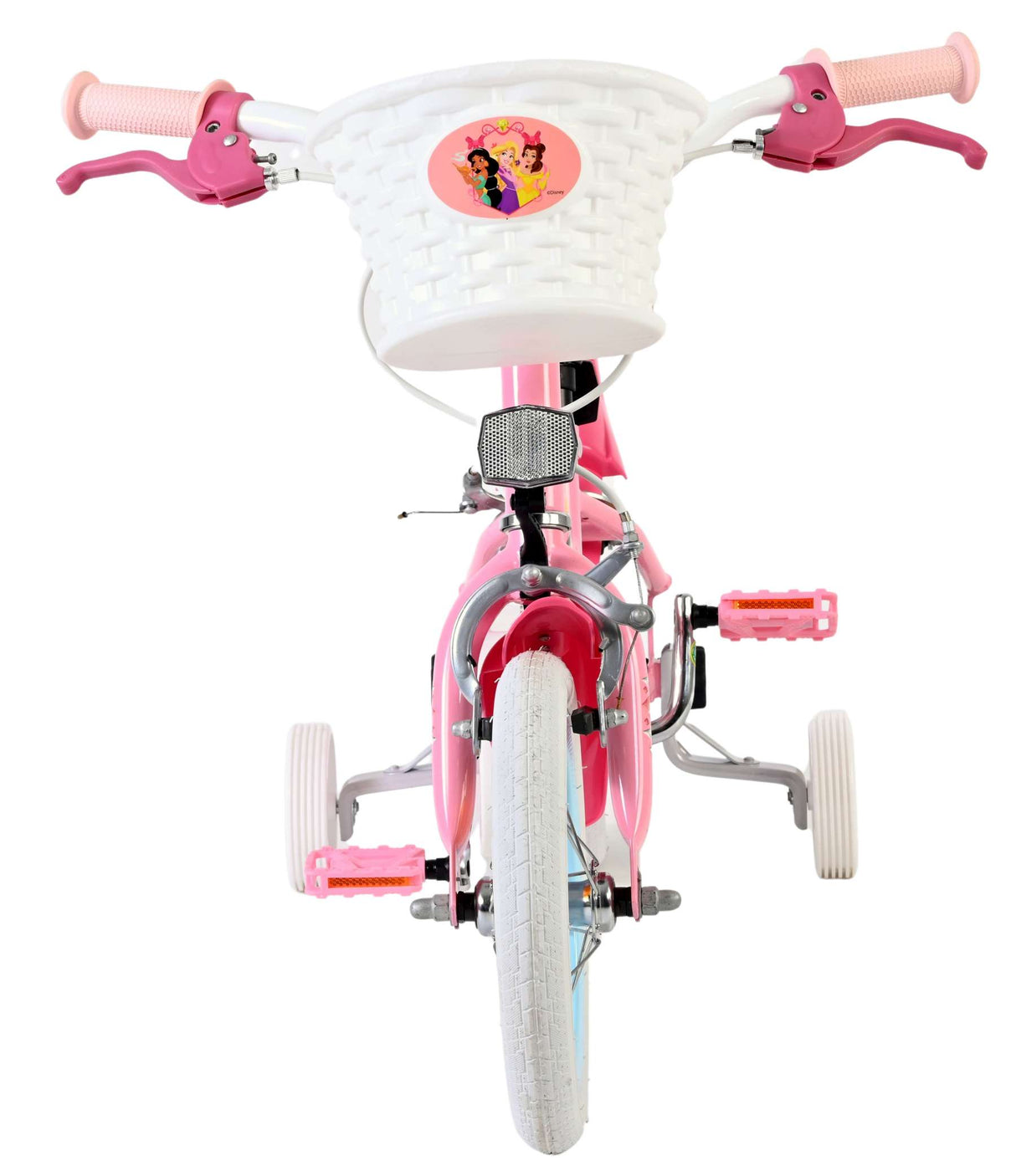 Disney princess children's bicycle - girls - 12 inch - pink - two hand brakes