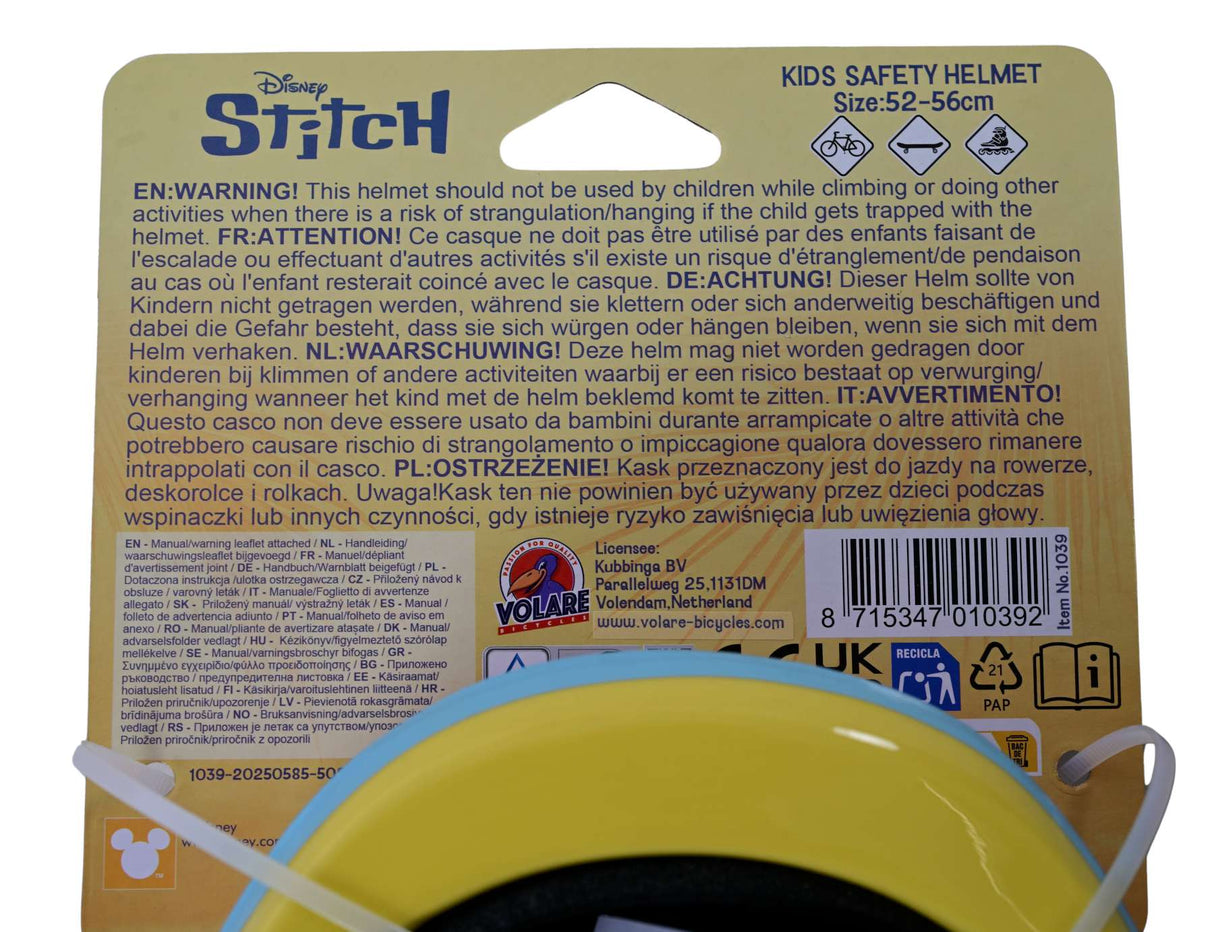 Stich children's helmet Disney stitch pink 52-56cm