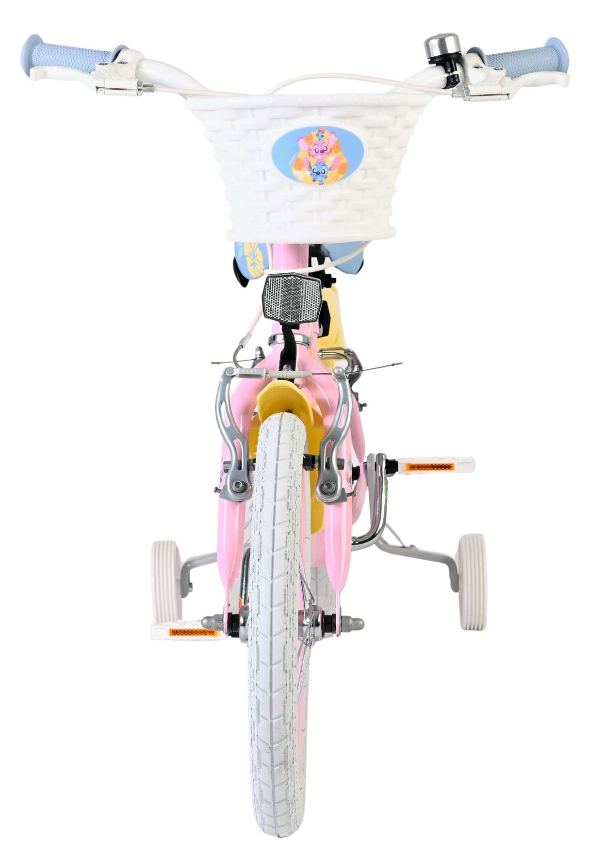 Disney Stitch children's bicycle - girls - 16 inch - pink - two hand brakes