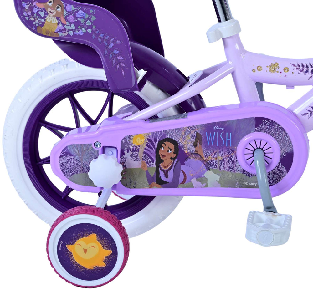 Deseos deseos kinderfiets chicas 12 pulgadas moradas