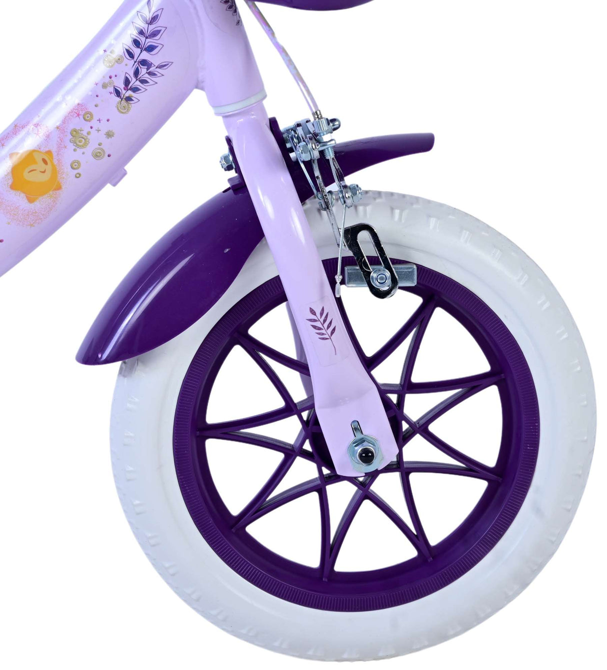 Deseos deseos kinderfiets chicas 12 pulgadas moradas