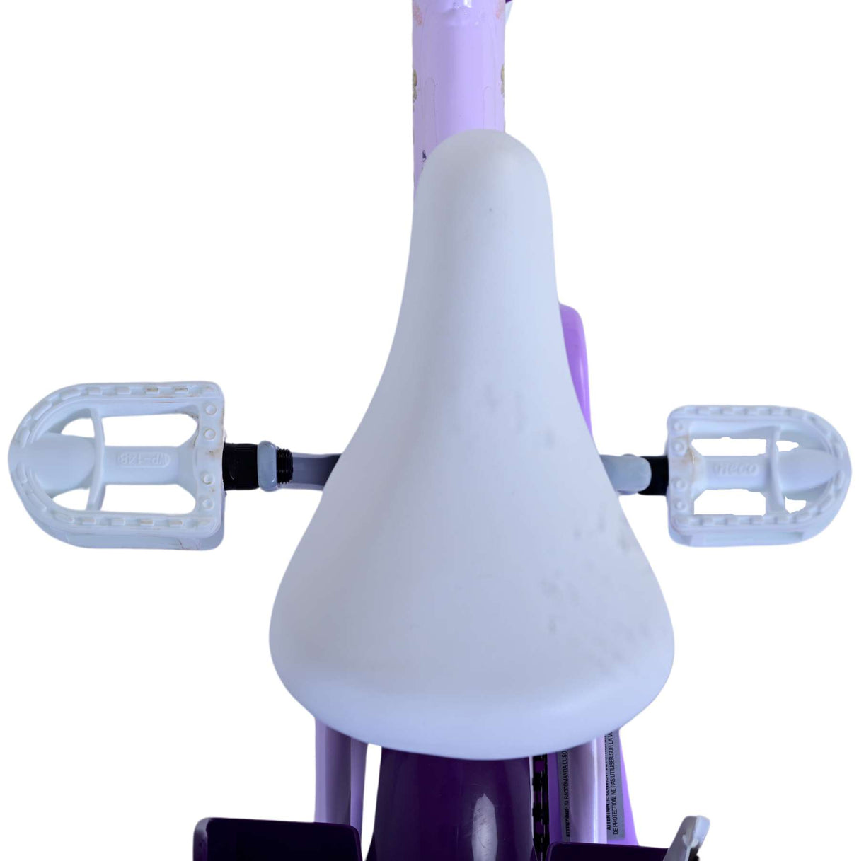 Deseos deseos kinderfiets chicas 12 pulgadas moradas