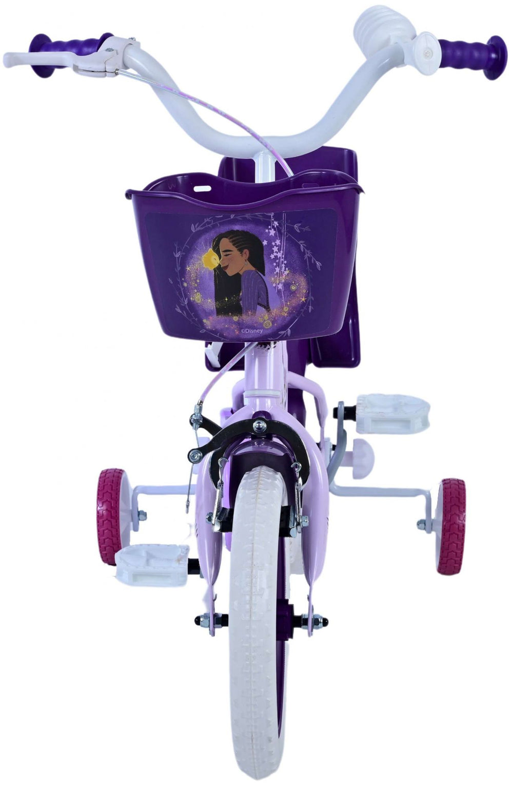 Deseos deseos kinderfiets chicas 12 pulgadas moradas