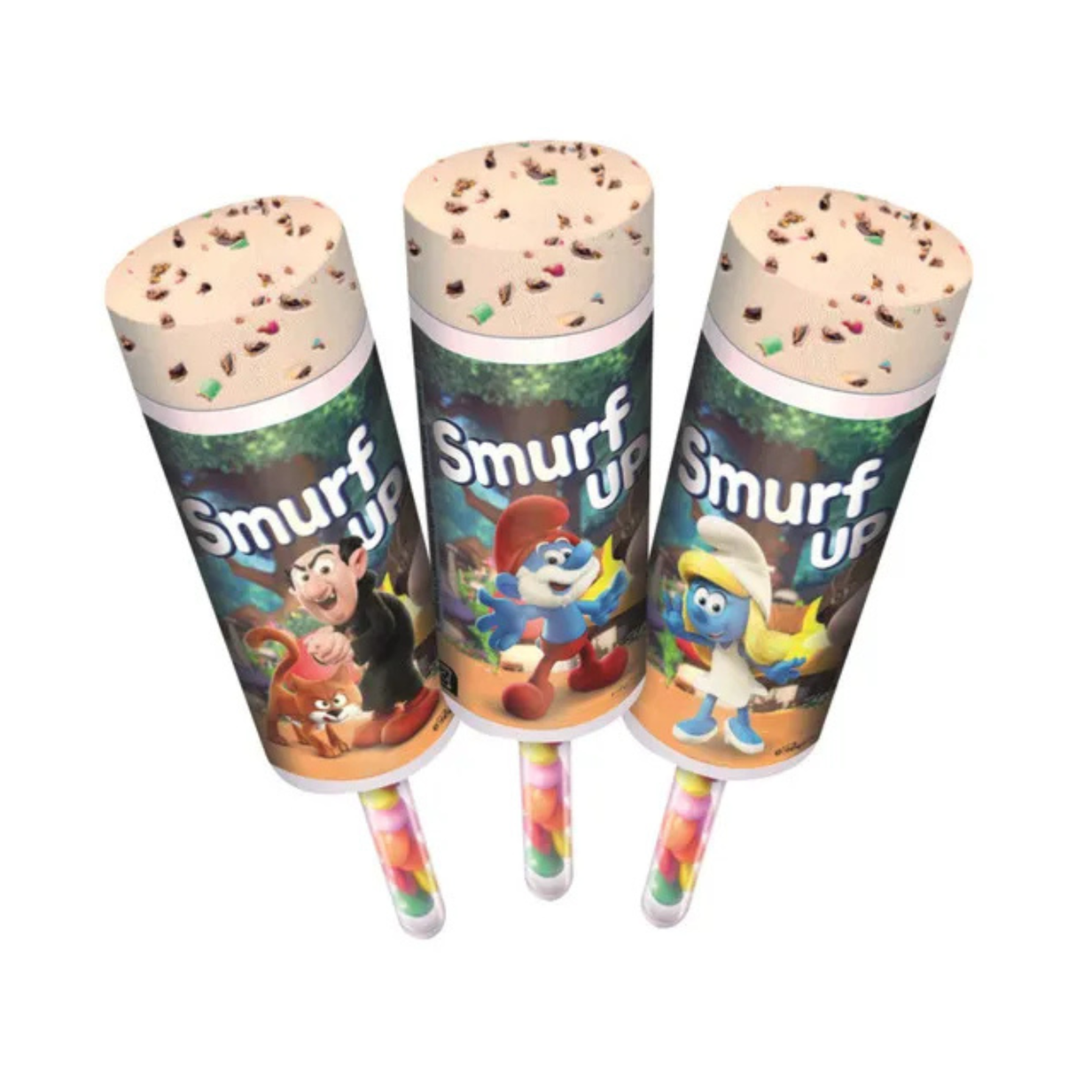 Domini smurfen pushup ijsje (24x80 ml)