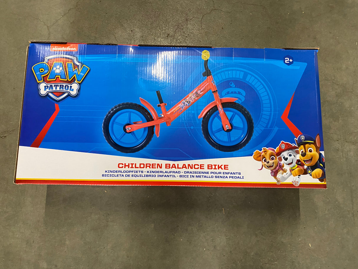 Paw Patrol Balance Bike Metal