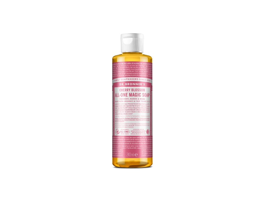 Dr. Bronner's Liquid Soap - Pure Castile - Cherry Blossom - 240 ml