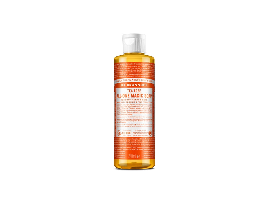 Dr. Bronner's Liquid Soap - Pure Castile - Tea Tree - 240 ml