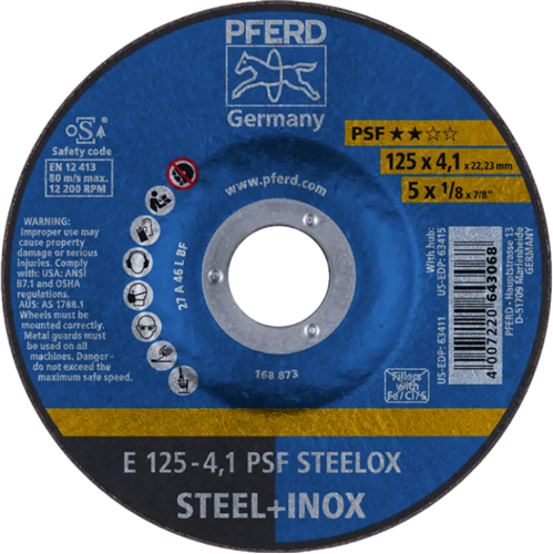 Pferd abs inox a24 125-4 pipe | 10 stuk stuks