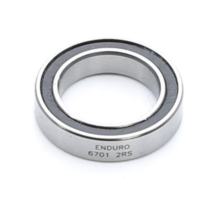 Enduro bearings 6701 2rs - abec 3 (radial) - 12x18x4