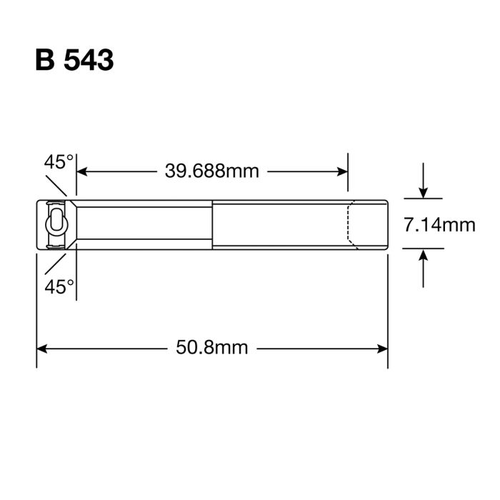 Enduro Lager Ball Head B 543 2RS 1-9 16X2X9 32 '' ABEC 3 Max