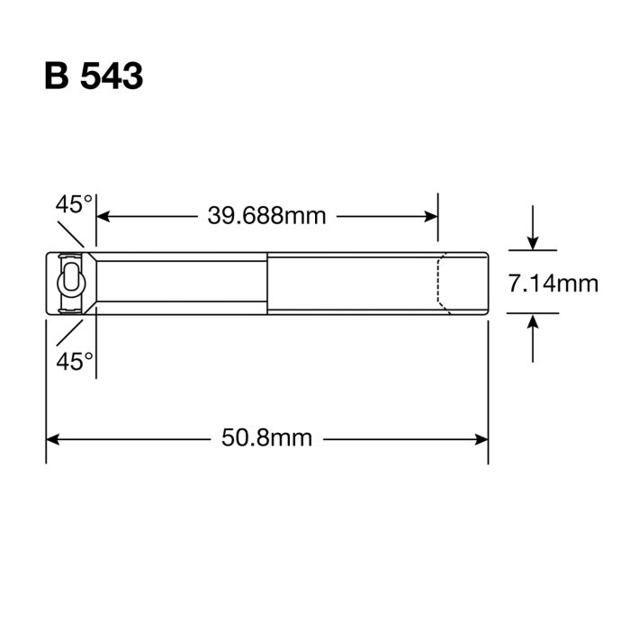 Enduro Lager Ball Head B 543 LLB 19 16x2x9 32 '' stal nierdzewna