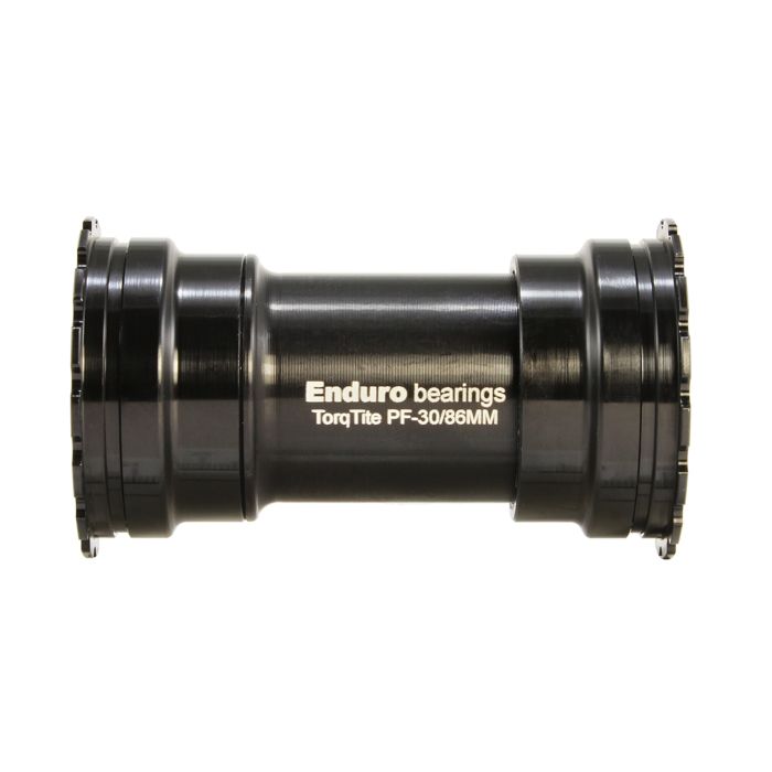 Enduro bearings torqtite bottom bracket - bb386 to 24mm - ac ss - black