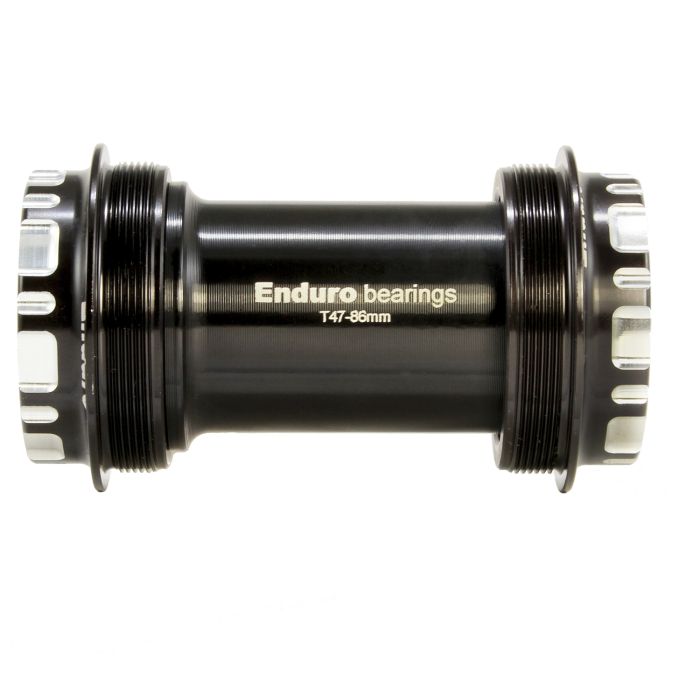 Enduro bearings t47 bottom bracket to 24mm - ac ss - black