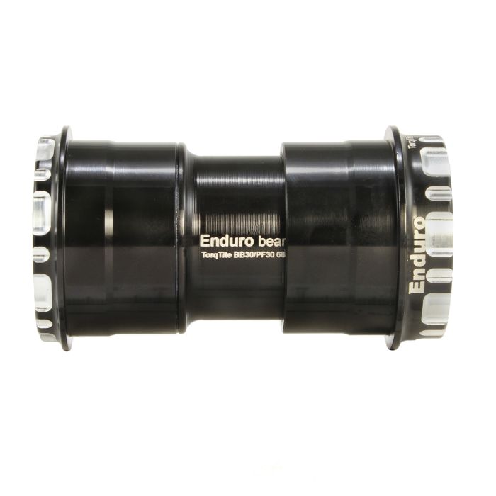 Enduro bearings torqtite bottom bracket - bb30a to 24mm - ac ss - black