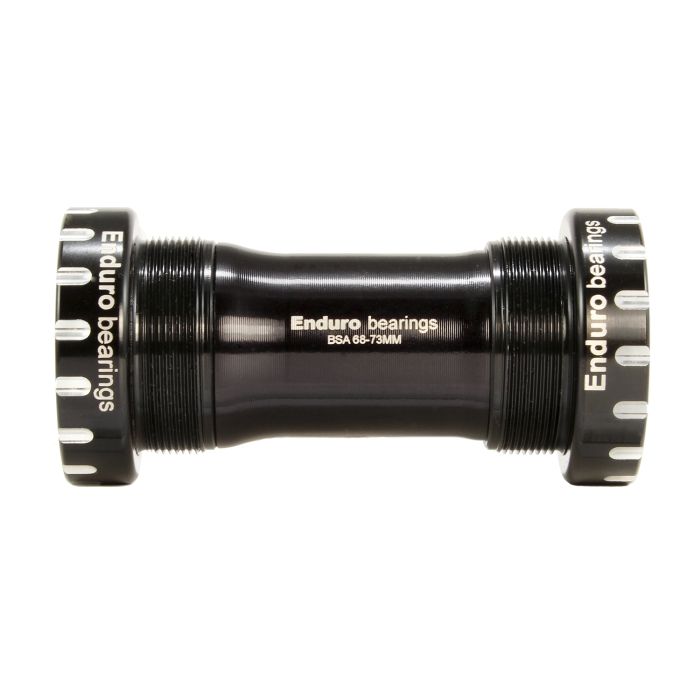 Enduro bearings bsa 68mm bottom bracket to 24mm - ac ss - black